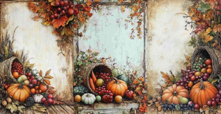 10 Autumn Basket – Free Fall Junk Journal Printables (WF0101)