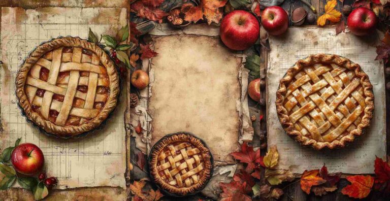 Autumn Apple Pie – Free Fall Junk Journal Printables (WF0084)