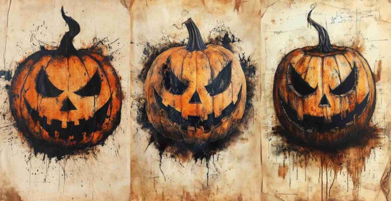 Jack-O’-Lantern – Free Halloween Junk Journal Printables (WF0027)