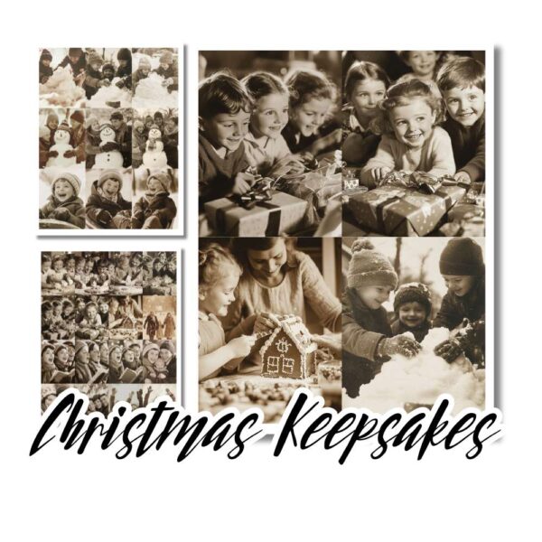 Christmas Keepsakes - 37 Vintage Christmas Photos Ephemera Junk Journal Pack - Image 10