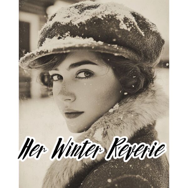 Her Winter Reverie - 29 Vintage Winter Women Photos Ephemera Junk Journal Pack - Image 5