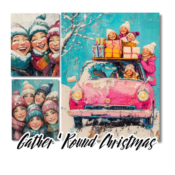 Gather 'Round Christmas - 42 Cozy Christmas Junk Journal Papers for Cozy Holiday Memories - Image 6