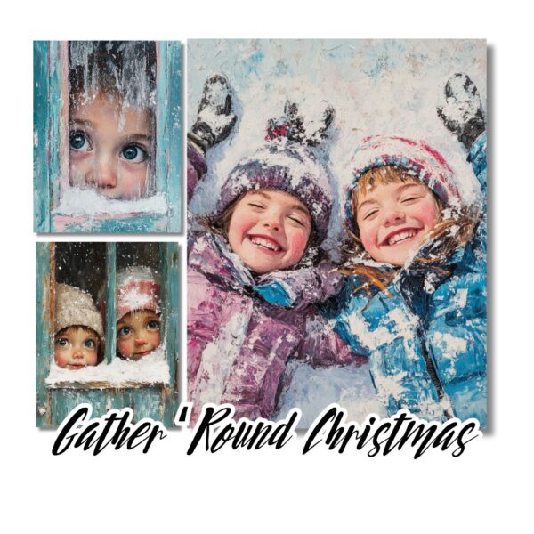 Gather 'Round Christmas - 42 Cozy Christmas Junk Journal Papers for Cozy Holiday Memories - Image 8