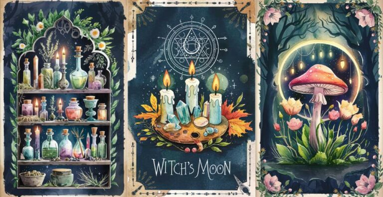 Lunaris Witchcraft Junk Journal Kit – Fairytale Journal Kit