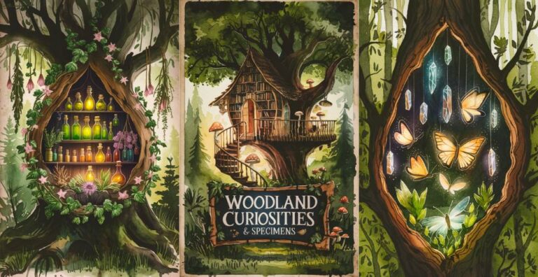 Woodland Curiosities Naturalist Junk Journal Kit – Fairytale Journal Papers